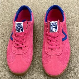 Vans Sport Low Suede PopCush Shoe
Bambino Honeysuckle/Blue M-11.5 W-13